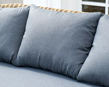 Лаунж-Зона Барселона 4SIS из искусственного ротанга, цвет соломенный