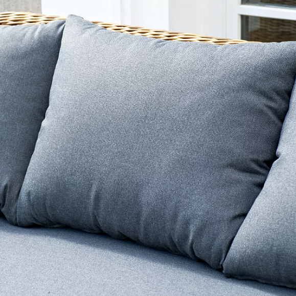 Лаунж-Зона Барселона 4SIS из искусственного ротанга, цвет соломенный фото 8