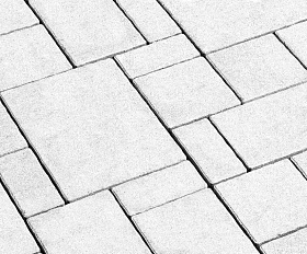 Тротуарная плитка 342 Механический завод Бавария 60мм Белый