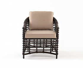Блисс кресло из искусственного ротанга, цвет бронзовый