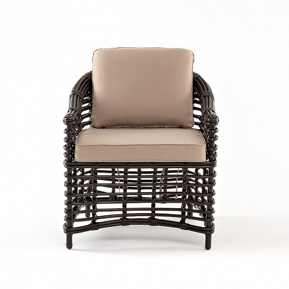 Блисс кресло из искусственного ротанга, цвет бронзовый фото 2