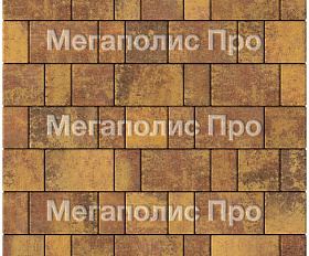 Тротуарная плитка Выбор Старый город Листопад 1Ф.8 80 мм Осень