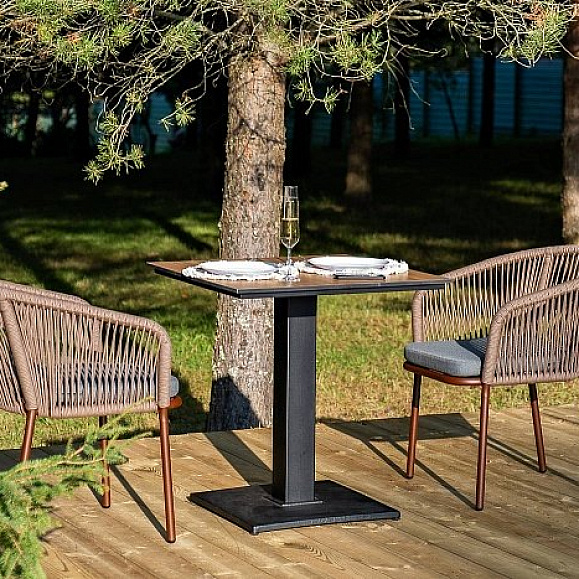 Обеденная Каффе 4SIS группа на 2 персоны, цвет дуб фото 1