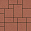 Тротуарная плитка 342 Механический завод Вилла 80 мм Красный