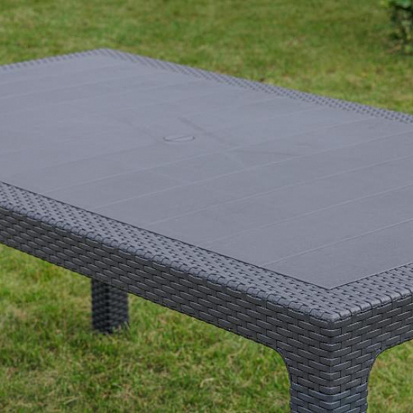 Обеденный стол July Royal Family из пластика, цвет графит фото 2