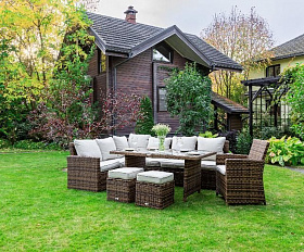 Комплект мебели Zorro Plus Royal Family из искусственного ротанга, цвет коричневый