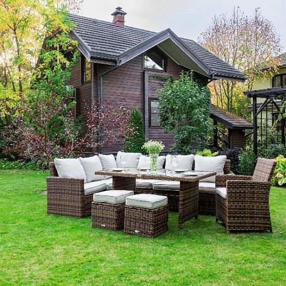 Комплект мебели Zorro Plus Royal Family из искусственного ротанга, цвет коричневый фото 2