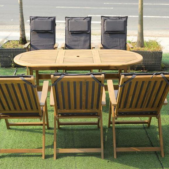 Обеденный комплект Kimberly Royal Family из дерева на 6 персон (овальный стол) фото 1