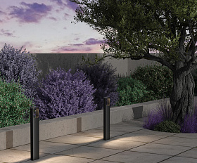 Ландшафтный светильник Track Maytoni O461FL-L7GF3K1 цвет Графит