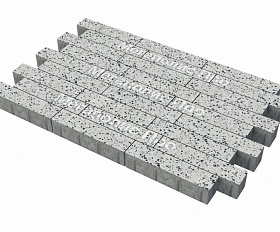 Тротуарная плитка Фабрика Готика Ригель 360х80х80 мм Грис Парга FINERRO