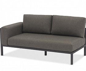 Комплект лаунж мебели Stockholm Brafritid, с двумя столами, антрацит/серый, алюминий