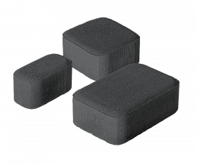 Тротуарная плитка Нобетек Новая Классика 1нКЛ5ф Черная