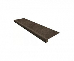 Комплект Керамогранитная ступень Estima GB04 33x120 см с бортиком + Подступенок 14,5х120 см