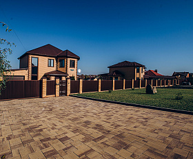 Тротуарная плитка Вилла Arbet 60 мм ColorMix Янтарь