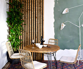 Обеденный стул плетеный CHARLOTTE Joygarden