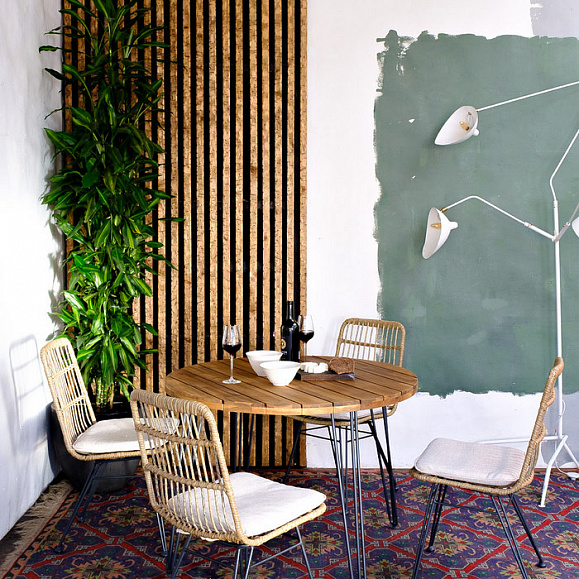 Обеденный стул плетеный CHARLOTTE Joygarden фото 4