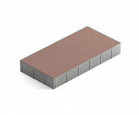 Тротуарная плитка 342 механический завод Плита 600х300х80 мм, капучино