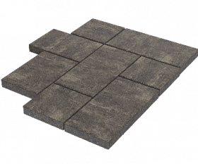 Тротуарная плитка Stellard Мозаика XL 60 мм Гавана