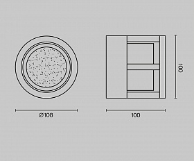 Настенный светильник (бра) Wolseley Road Maytoni O011WL-L6B цвет Черный