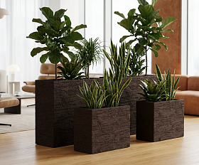 Кашпо Concretika Balcony 40x15x15 Erosia