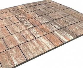 Тротуарная плитка Steinrus Bergamo 40 мм Colormix Берилл