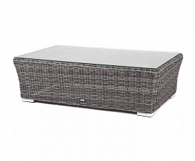 Журнальный столик Капучино 4SIS из искусственного ротанга, цвет графит