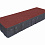 Тротуарная плитка Лидер 40 Паркет 150х450х80 мм Ярко-красный