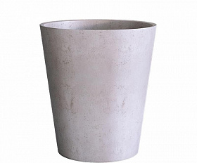 Кашпо Concretika Crater D60 H50 Concrete White