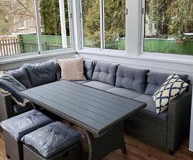 Комплект плетеной мебели AFM-307G-Grey