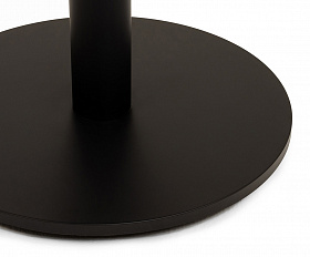 Каффе стол из HPL круглый Ø70см, цвет серый мрамор, подстолье стальное