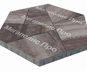 Тротуарная плитка Выбор Оригами Б.4.Фсм.8 80 мм Листопад Хаски