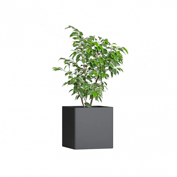 Кашпо TERRAFAKTURA Квадро 40x40x40 Маренго фото 2