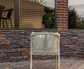 Обеденное кресло Michelle Royal Family из дерева, цвет бежевый