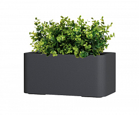 Кашпо Concretika Balconera 40x22x18 Marengo