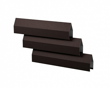 Ламель Металлопрофиль Pekin Rooftop Бархат 0.5 RAL8017