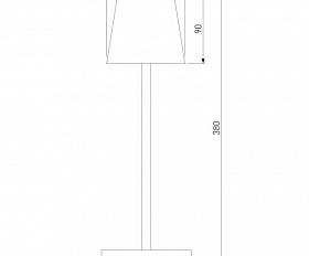 Уличный светильник настольный Elektrostandard Mist с аккумулятором, регулировкой цветовой температуры и яркости TL70220 черный