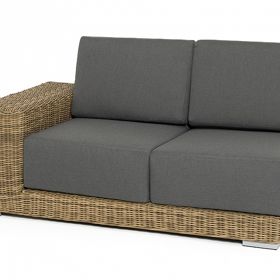 Капри модуль диванный правый с подушками, цвет соломенный фото 1