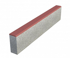 Бордюр тротуарный Выбор БР 100х20х8 Стандарт Красный