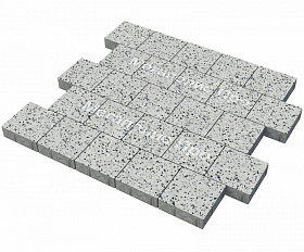 Тротуарная плитка Фабрика Готика Квадрат 200х200х60 мм Грис Парга FINERRO