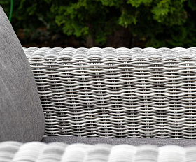 Лаунж-зона Боно 4SIS из искусственного ротанга, цвет серый