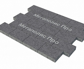 Тротуарная плитка Фабрика Готика Картано Гранде 300х200х60 мм Амфиболит FINERRO