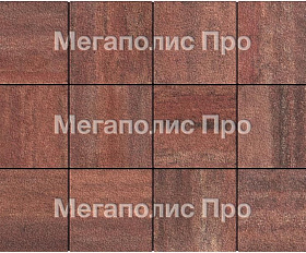 Тротуарные плиты Выбор Квадрат Б.1.К.8 300х300х80 мм Листопад Гранит Барселона