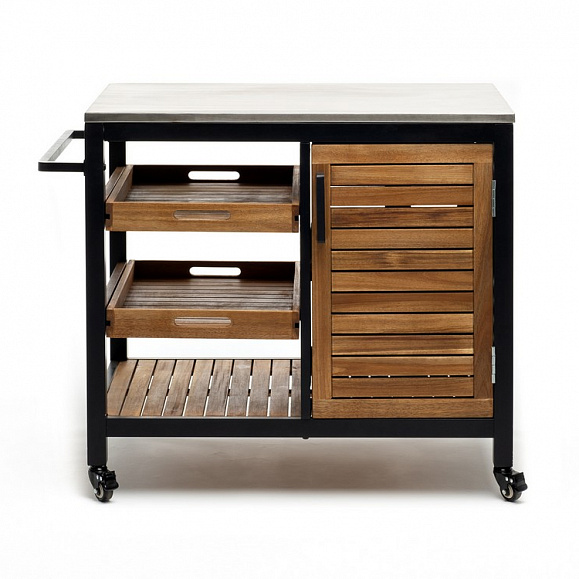 Стол сервировочный NOURD столешница нержавеющая сталь Joygarden фото 1