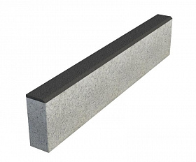 Бордюр тротуарный Выбор БР100х20х8 Гранит Черный