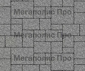 Тротуарная плитка Выбор Мюнхен Б.2. Фсм.6 60 мм Серый с черным Гранит