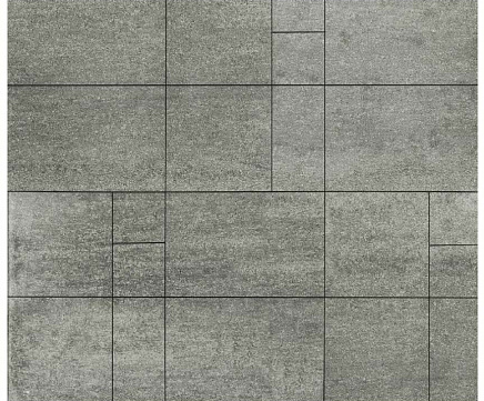 Тротуарная плитка Выбор Грандо Б.9.Фсм.6 60 мм Искусственный камень Шунгит