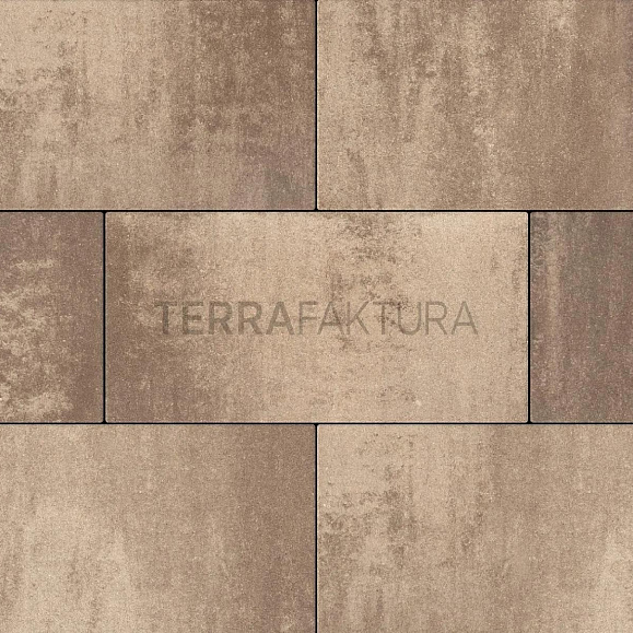 Тротуарная плитка Terrafaktura Урбан 600x300x80 мм Теплый песок фото 1