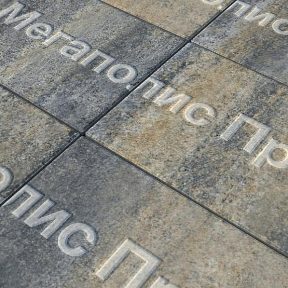 Тротуарная плитка Выбор Прямоугольник Б.5.П.10 600х300х100 мм Искусственный камень Базальт фото 2