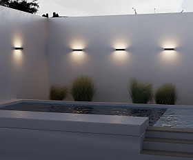 Настенный светильник (бра) Lot Maytoni O428WL-L20GF3K цвет Графит