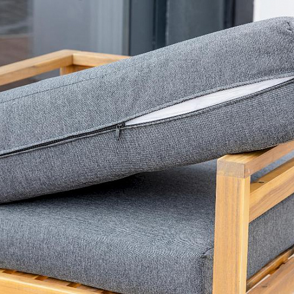 Лаунж-зона Brooklyn Royal Family из дерева, цвет серый фото 10